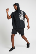 Mannequin sportif vue trois-quarts