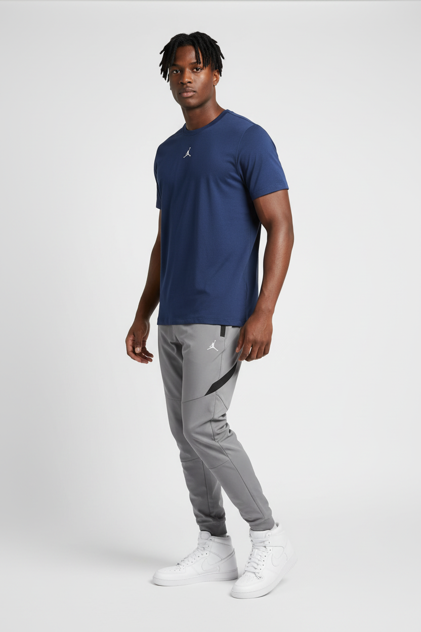 Mannequin sportif vue trois-quarts